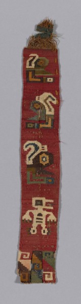 Fragment (Band), A.D. 800/1100, Provincial Wari, Probably central or south coast, Peru, Peru,
