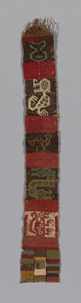 Fragment (Band), A.D. 800/1100, Provincial Wari, Probably central or south coast, Peru, Peru,