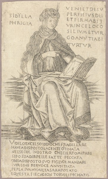 The Phrygian Sibyl, 1480/90, Attributed to Francesco Rosselli, Italian, 1448-before 1513, Italy,