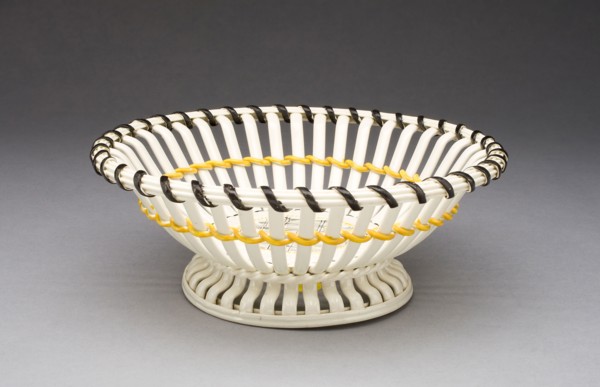 Basket, 1780/90, E. Mayer Pottery, English, Hanley, Staffordshire, Staffordshire, Lead-glazed