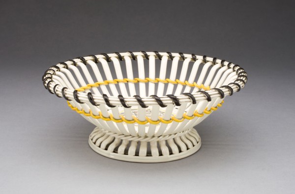 Basket, 1780/90, E. Mayer Pottery, English, Hanley, Staffordshire, Staffordshire, Lead-glazed