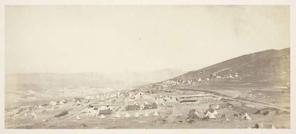 Camp of the 4th Light Dragoons, Officer’s Quarters, 1855, Roger Fenton, English, 1819–1869,