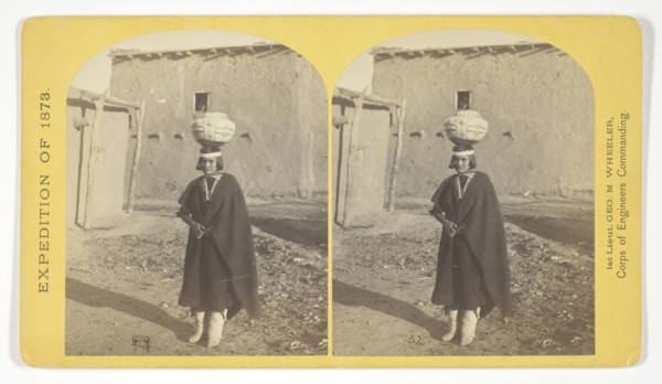 Zuni Indian Girl, with water olla, 1873, Timothy O’Sullivan (American, born Ireland, 1840–1882),