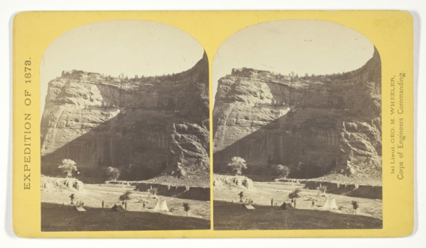 Circle Walls, Cañon de Chelle. Here the Cañon bends from an easterly direction nearly due north,