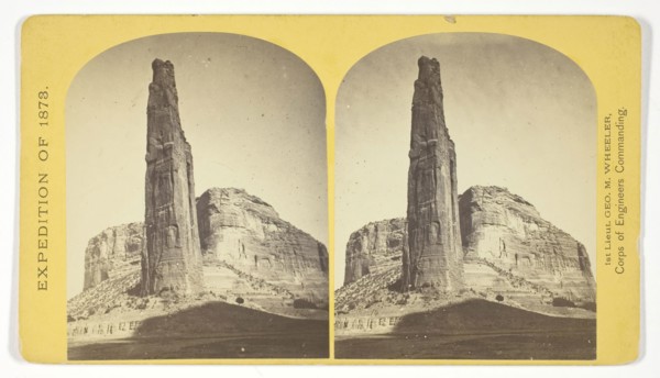 Explorers Column, Cañon de Chelle, Arizona. This shaft is the work of nature, and is about 900 feet