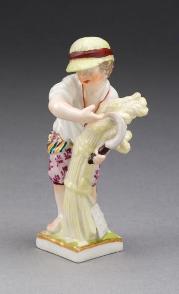 August, c. 1770, Germany, Berlin, Berlin, Hard-paste porcelain, polychrome enamels, and gilding, H.