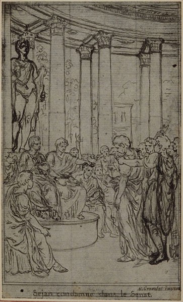 Study for an illustration in Tacitus Tibère, ou Les Six Premiers Livres des Annales, Book V, Vol.