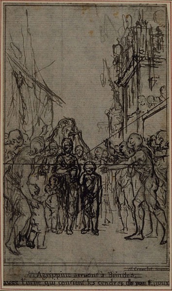Study for an illustration in Tacitus Tibère, ou Les Six Premiers Livres des Annales, Book III, Vol.