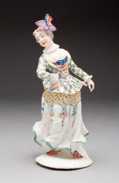 Columbine, c. 1754, Fürstenberg Porcelain Factory, German, founded 1747, after Simon Feilner,
