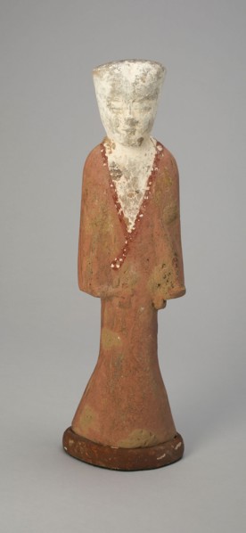 Female Attendant (Tomb Figurine), Western Han dynasty (206 B.C.–A.D. 9), c. 2nd century B.C.,