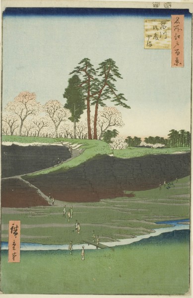 Goten Hill at Shinagawa (Shinagawa Gotenyama), from the series One Hundred Famous Views of Edo