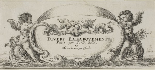 Frontispiece to Various Embarkments, n.d., Stefano della Bella, Italian, 1610-1664, Italy, Etching