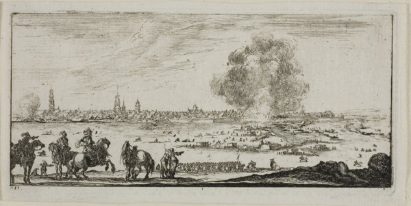 Plate Eleven from Drawings of Several Movements by Soldiers, 1644, Stefano della Bella, Italian,
