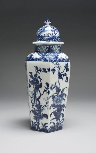 Vase with Cover (one of a pair), c. 1760, Worcester Porcelain Factory, Worcester, England, founded