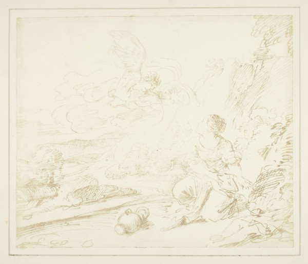 Hagar in the Desert, c. 1840/44, William Henry Fox Talbot, English, 1800–1877, England, Salted