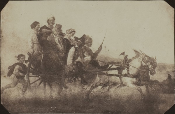Neapolitan Conveyance, Copy of a Painting at Lacock Abbey, c. 1840, William Henry Fox Talbot,