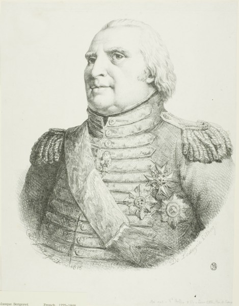 Portrait of Louis XVIII, 1816, Pierre Nolasque Bergeret, French, 1782-1863, France, Lithograph on
