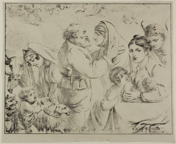 Allegory of Maternal Felicity, 1817, Dominique-Vivant Denon, French, 1747-1825, France, Lithograph