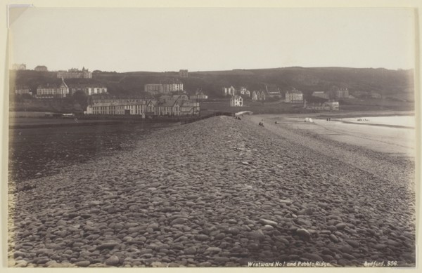 Westward Ho and Pebble Ridge, 1860/94, Francis Bedford, English, 1816–1894, England, Albumen print,