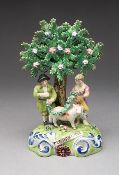 Figure Group: Tenderness, c. 1820/30, John Walton, English, 19th century, Staffordshire,