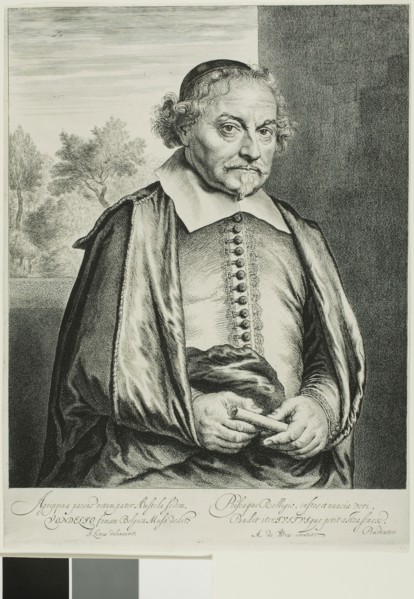Joost van den Vondel, 1644/50, Jan Lievens, Dutch, 1607-1674, Holland, Etching and engraving in