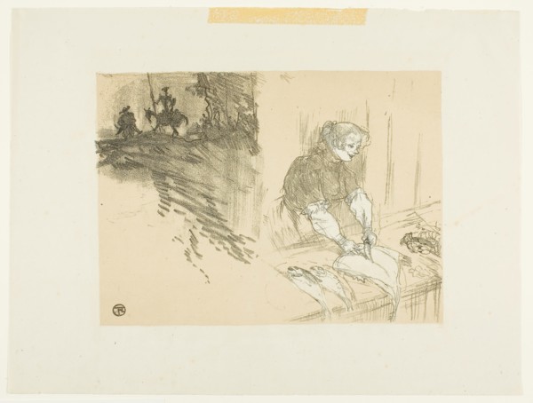 Cover for Les Courtes Joies, 1897, published 1925, Henri de Toulouse-Lautrec, French, 1864-1901,