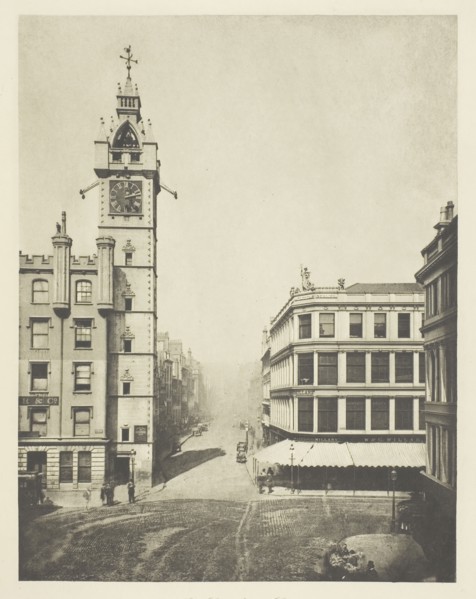 High Street from the Cross, 1868, Thomas Annan, Scottish, 1829–1887, Scotland, Photogravure, plate
