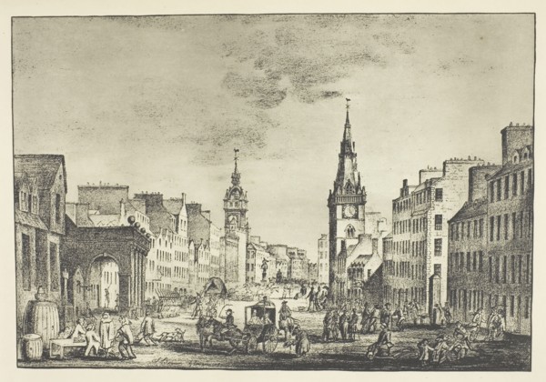 Trongate in the Olden Time, 1900, James Craig Annan, Scottish, 1864-1946, Scotland, Lithograph,