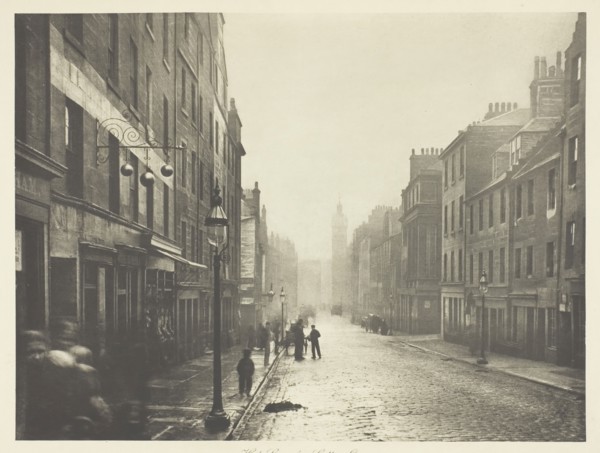 High Street from College Open, 1868, Thomas Annan, Scottish, 1829–1887, Scotland, Photogravure,