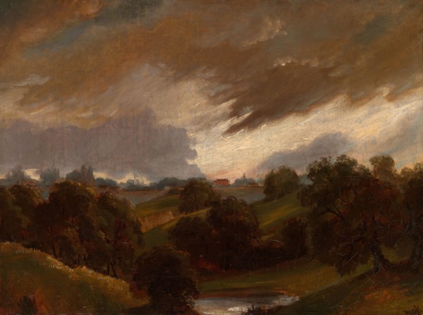 Hampstead, Stormy Sky, 1814, In the style of John Constable, English, 1776-1837, England, Oil on