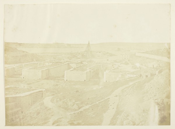 Docks of Sebastopol, Fort Nickolas on the Left, 1855, James Robertson, Scottish, c. 1813–d. after