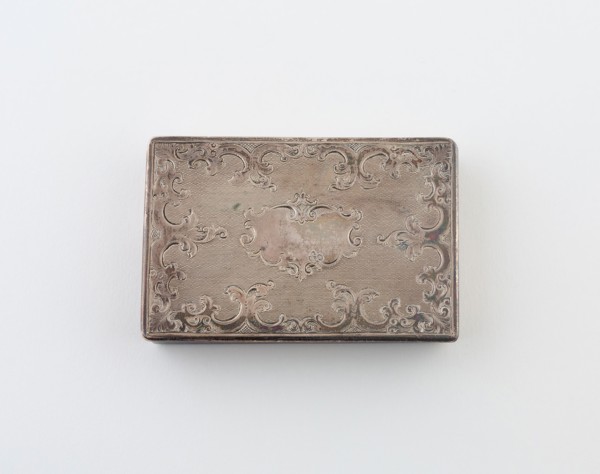 Traveling Writing Set, c. 1860/70, Possibly England, England, Silver plate and wax, 7.6 × 5.1 cm (3