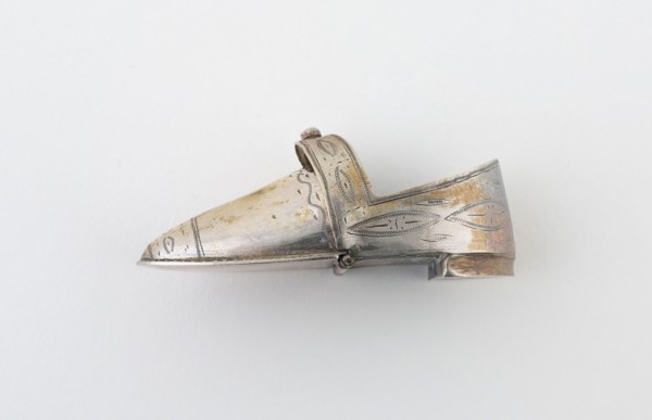 Vinaigrette, mid 19th century, Netherlands, Netherlands, Silver-plated brass, H. 5.7 cm (2 1/4 in.)