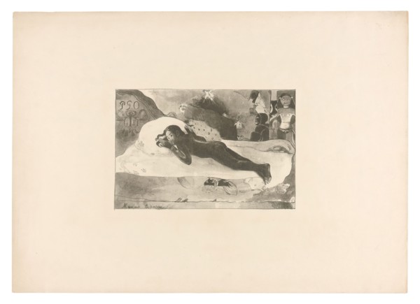 Manao tupapau (She Thinks of the Ghost or The Ghost Thinks of Her), from L’estampe originale,