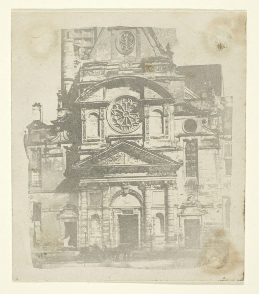 St. Etienne du Mont, Facade, c. 1853/58, William Henry Fox Talbot, English, 1800–1877, England,