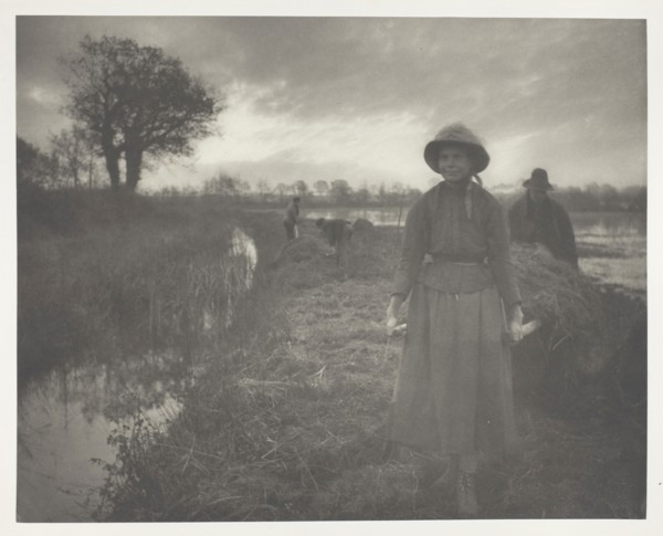 Poling the Marsh Hay, 1886, Peter Henry Emerson, English, born Cuba, 1856–1936, England, Platinum
