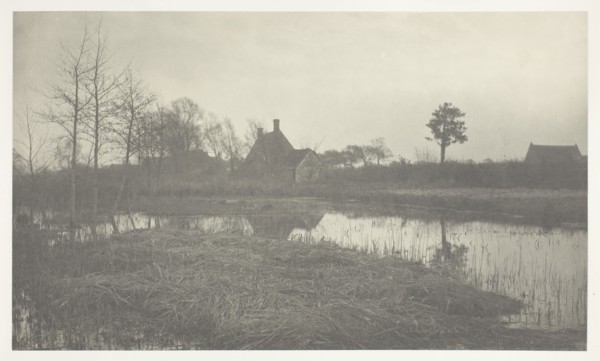 Evening, 1886, Peter Henry Emerson, English, born Cuba, 1856–1936, England, Platinum print, pl.