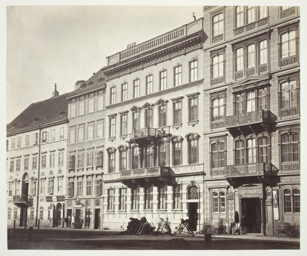 Jägerzeile No. 39, Wohnhaus des Herrn Stef. Mayerhofer, 1860s, Austrian, 19th century, Austria,