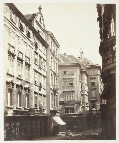 Tuchlauben No. 1, Wohnhaus des Peter Ritter von Calvagni, 1860s, Austrian, 19th century, Austria,