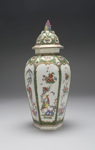 Vase, c. 1760/65, Bristol Porcelain Factories, England, 1770-1781/82, Bristol, Hard-paste porcelain