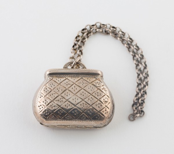 Purse-Shaped Vinaigrette, 1818/19, Joseph Willmore, English, active 1808-1855, Birmingham, England,
