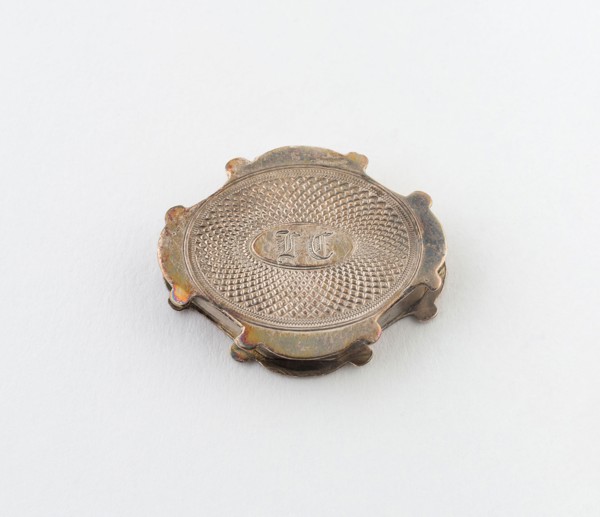Vinaigrette, c. 1850, Francis Clark, Birmingham, England, Birmingham, Silver and silver gilt, 2.5 ×