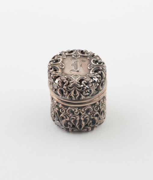 Tape Measure Drum, c. 1890, Possibly United States, Silver, 3.2 x 2.5 cm (1 1/4 x 1 in.)