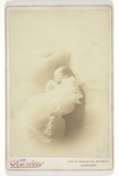 Harriet Warner Walker, less than 24 hr. old, n.d. (1870/1890), J. J. Kanberg, American, active