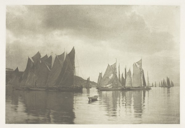 Brixham Trawlers, c. 1889, printed October 1889, Mr. J. Gale, English, died 1906, England,