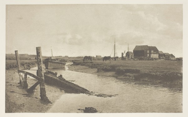 A Tidal River, East Coast, 1880/90, printed April 1890, J. B. B. Wellington, English, 1858–1939,