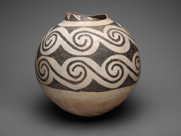 Storage Jar with Horizontal Bands of Interlocking Scrolls, A.D. 875/1130, Ancestral Pueblo