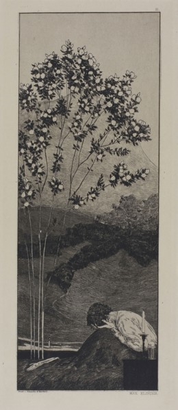 Wishes, plate three from A Glove, 1881, Max Klinger, German, 1857-1920, Germany, Etching on paper,
