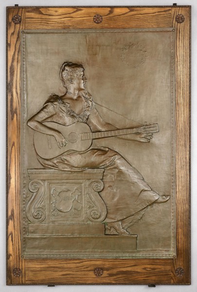 Violet Sargent, Modeled 1890, cast c. 1908, Augustus Saint-Gaudens, American, born Ireland,