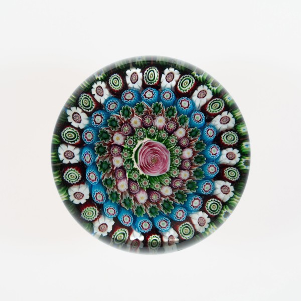 Paperweight, 19th century, Clichy, France, 1837-1885, Clichy, Glass, 2 1/2 in.